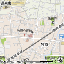 静岡県駿東郡長泉町竹原213-1周辺の地図