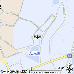 愛知県みよし市福谷町大坂周辺の地図