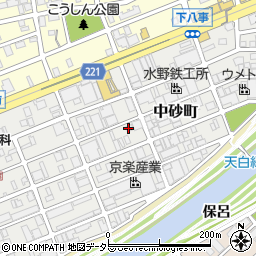 愛知県名古屋市天白区中砂町238周辺の地図