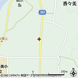 岡山県苫田郡鏡野町香々美731周辺の地図