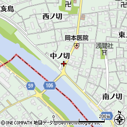 愛知県名古屋市中川区下之一色町中ノ切51周辺の地図