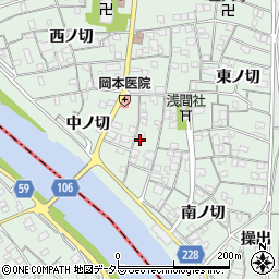 愛知県名古屋市中川区下之一色町中ノ切67周辺の地図