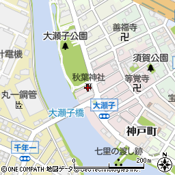 愛知県名古屋市熱田区大瀬子町202周辺の地図
