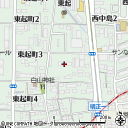 日本ゼネラルフード株式会社　中部鋼板青友寮食堂周辺の地図