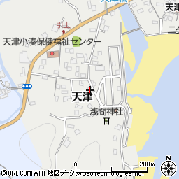 千葉県鴨川市天津135周辺の地図