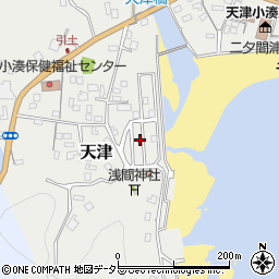 千葉県鴨川市天津174周辺の地図