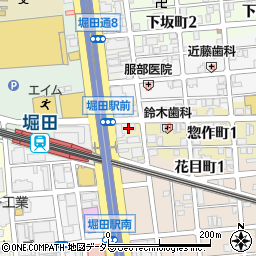 ＪＪクラブ堀田店周辺の地図