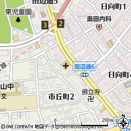 愛知県名古屋市瑞穂区田辺通6丁目41周辺の地図