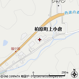 兵庫県丹波市柏原町上小倉275周辺の地図