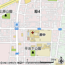 名古屋市役所教育委員会　原地域スポーツセンター周辺の地図