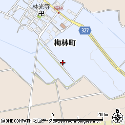 滋賀県東近江市梅林町566周辺の地図
