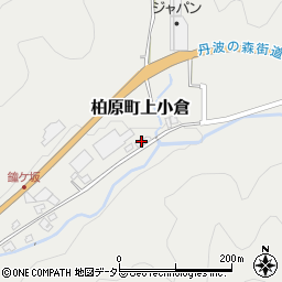 兵庫県丹波市柏原町上小倉264周辺の地図