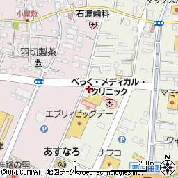 スギ薬局　沼津西沢田店周辺の地図