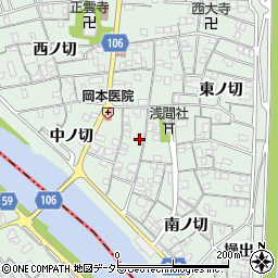 愛知県名古屋市中川区下之一色町中ノ切79周辺の地図