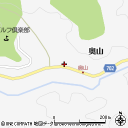 兵庫県丹波篠山市奥山426-1周辺の地図