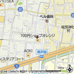 株式会社ツクイ　西沢田営業所周辺の地図
