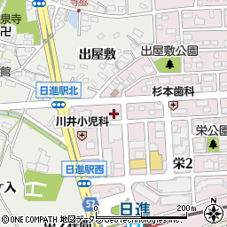 京進スクールワン　日進駅北教室周辺の地図