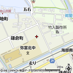 愛知県弥富市鎌倉町周辺の地図