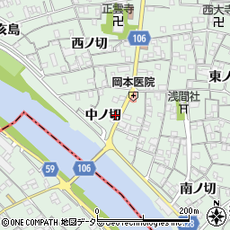 愛知県名古屋市中川区下之一色町中ノ切49周辺の地図
