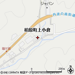 兵庫県丹波市柏原町上小倉265周辺の地図