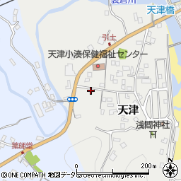 千葉県鴨川市天津124周辺の地図