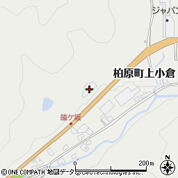 兵庫県丹波市柏原町上小倉294周辺の地図