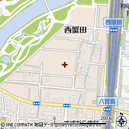 愛知県名古屋市港区西蟹田周辺の地図