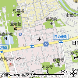 沼津魚がし鮨 三嶋大社通り店周辺の地図