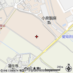 滋賀県東近江市下岸本町周辺の地図