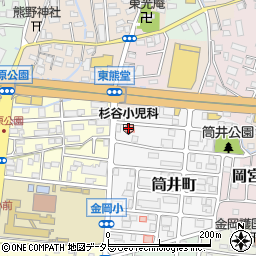 杉谷小児科医院周辺の地図