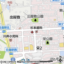 ＰＯＬＡ・日進駅前店周辺の地図