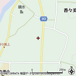 岡山県苫田郡鏡野町香々美782周辺の地図