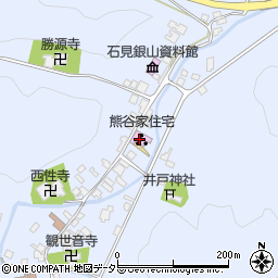 熊谷家住宅周辺の地図