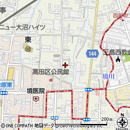 静岡県駿東郡長泉町下土狩136-8周辺の地図