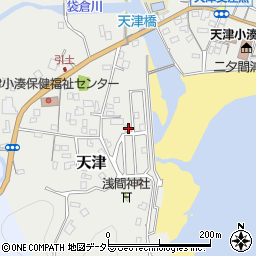 千葉県鴨川市天津174-54周辺の地図