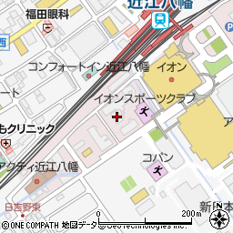 ライオンズステーションプラザ近江八幡弐番館Ｂ棟周辺の地図