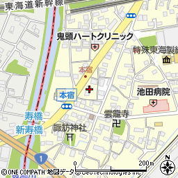 静岡県駿東郡長泉町本宿377周辺の地図