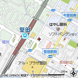 京都中央信用金庫堅田支店周辺の地図