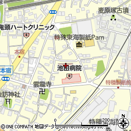 静岡県駿東郡長泉町本宿418-1周辺の地図