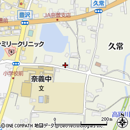 岡山県勝田郡奈義町久常220周辺の地図