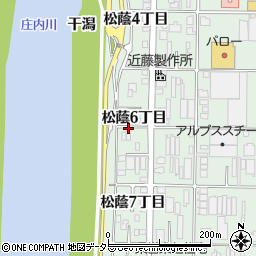 愛知県名古屋市中川区下之一色町松蔭６丁目周辺の地図