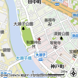 愛知県名古屋市熱田区大瀬子町404周辺の地図
