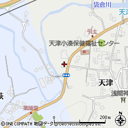 千葉県鴨川市天津121周辺の地図