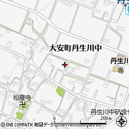 三重県いなべ市大安町丹生川中周辺の地図