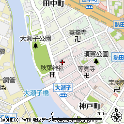 愛知県名古屋市熱田区大瀬子町405周辺の地図