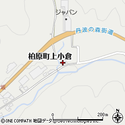 兵庫県丹波市柏原町上小倉347周辺の地図