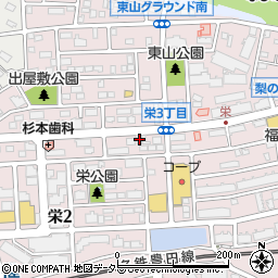 台湾料理 味鮮園 日進店周辺の地図
