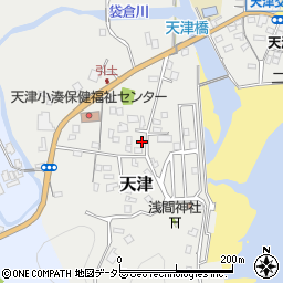 千葉県鴨川市天津172周辺の地図