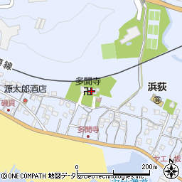 多聞寺周辺の地図