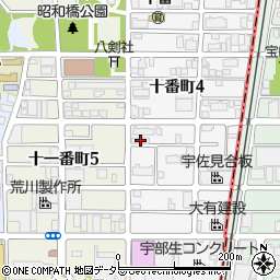 富田荘周辺の地図